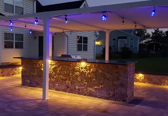 Outdoor Kitchen Lighting